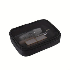 Mesh Breathable Makeup Bag Portable Travel Storage Bag Women's Toiletry Bag