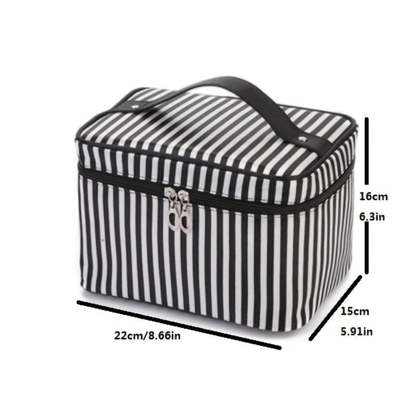 Travel Portable Makeup Bag Zipper Cosmetic Organizer Lightweight Toiletry Wash