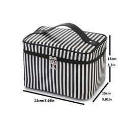 Travel Portable Makeup Bag Zipper Cosmetic Organizer Lightweight Toiletry Wash