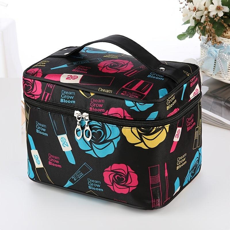 Travel Portable Makeup Bag Zipper Cosmetic Organizer Lightweight Toiletry Wash