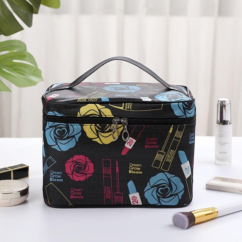 Travel Portable Makeup Bag Zipper Cosmetic Organizer Lightweight Toiletry Wash