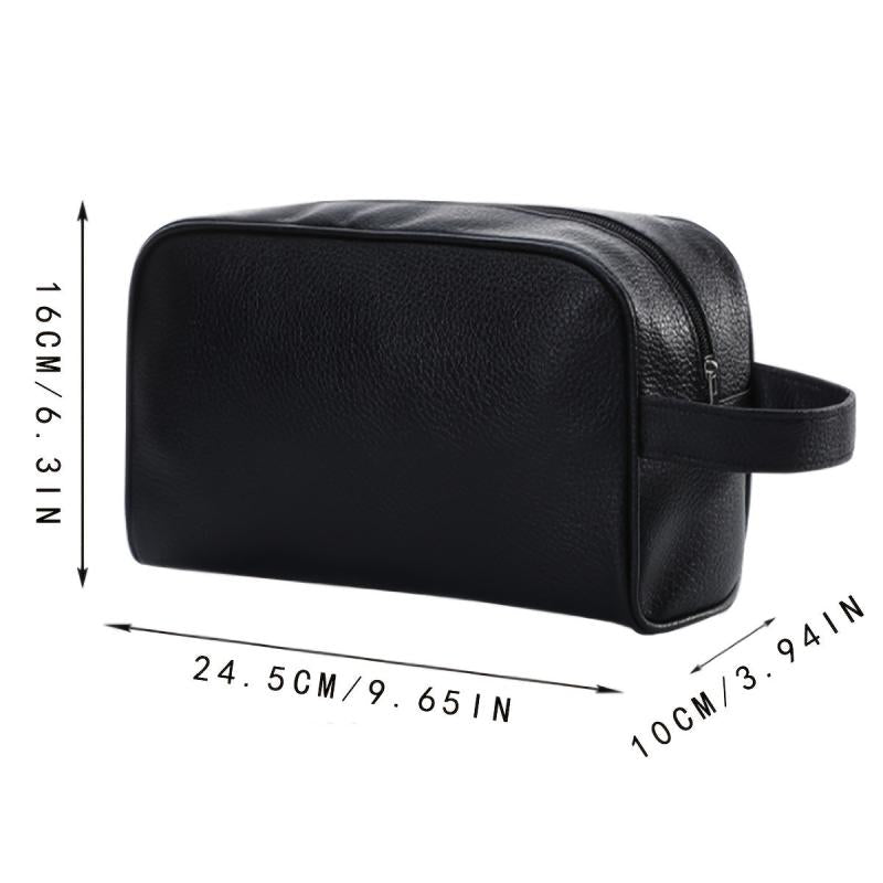 Minimalist Solid Cosmetic Bag All Match Portable Storage Bag Carry On Bag