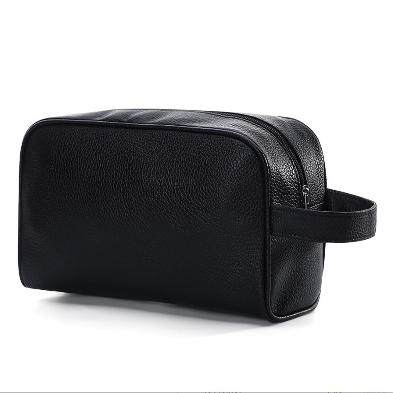 Minimalist Solid Cosmetic Bag All Match Portable Storage Bag Carry On Bag