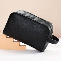 Minimalist Solid Cosmetic Bag All Match Portable Storage Bag Carry On Bag