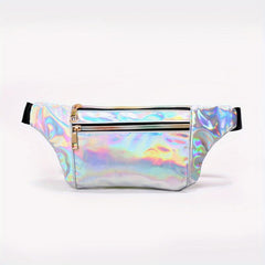 Holographic Fanny Pack Waterproof Laser Crossbody Bag