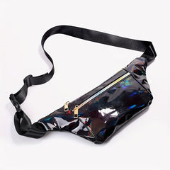Holographic Fanny Pack Waterproof Laser Crossbody Bag