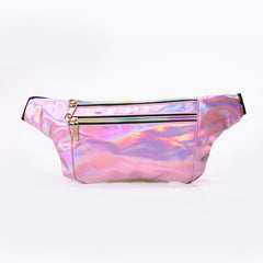 Holographic Fanny Pack Waterproof Laser Crossbody Bag
