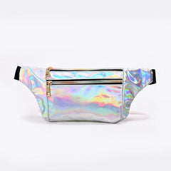 Holographic Fanny Pack Waterproof Laser Crossbody Bag