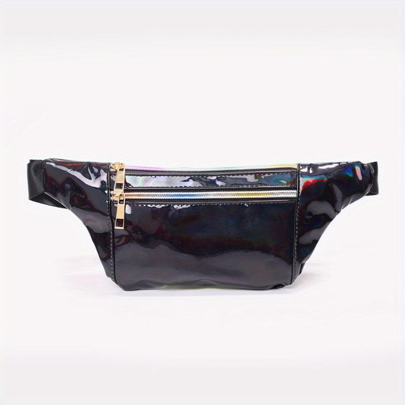 Holographic Fanny Pack Waterproof Laser Crossbody Bag