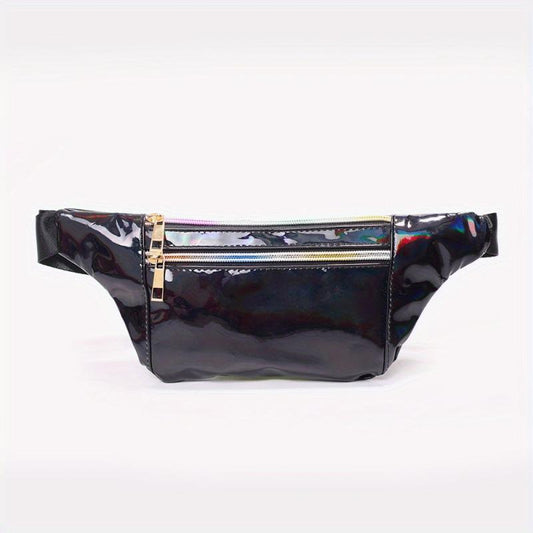 Holographic Fanny Pack Waterproof Laser Crossbody Bag