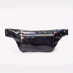 Holographic Fanny Pack Waterproof Laser Crossbody Bag