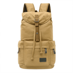 Men's Vintage Canvas Outdoor Backpack Large Capacity Travel Backpack