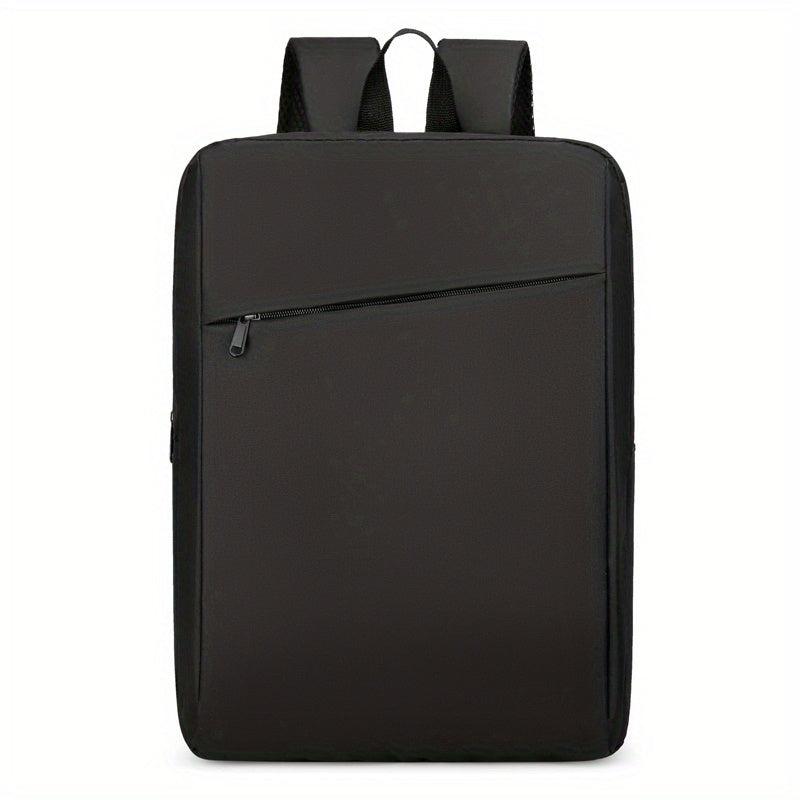 Large Capacity Backpack Men's Versatile Solid Backpack Business Commuter Bag