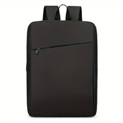 Large Capacity Backpack Men's Versatile Solid Backpack Business Commuter Bag