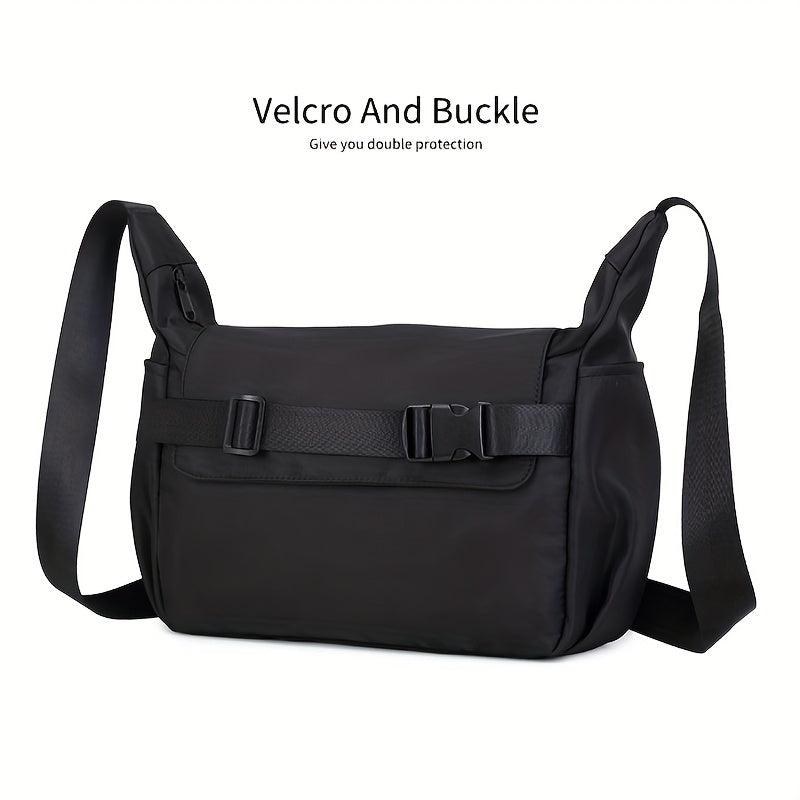 Men's Casual Messenger Bag Lightweight All match Large Capacity Shoulder Bag