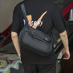 Men's Casual Messenger Bag Lightweight All match Large Capacity Shoulder Bag