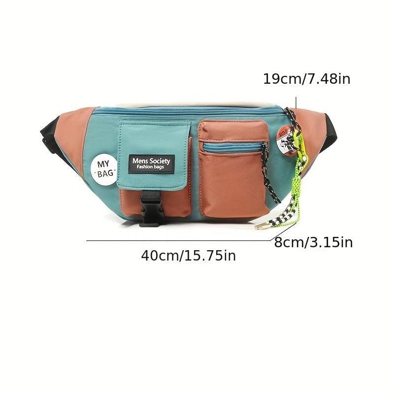Men's Casual Shoulder Bag Sports Chest Bag Lightweight Messenger Bag