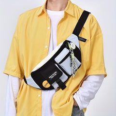 Men's Casual Shoulder Bag Sports Chest Bag Lightweight Messenger Bag