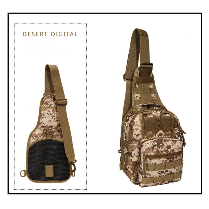 Men's Camouflage Chest Bag Outdoor Tactical Shoulder Bag