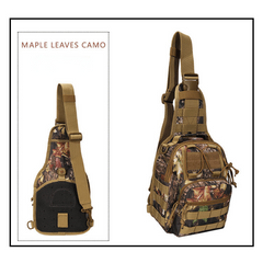 Men's Camouflage Chest Bag Outdoor Tactical Shoulder Bag