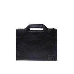 Men's Women's Handheld Bag PU Leather Briefcase For Business Trip