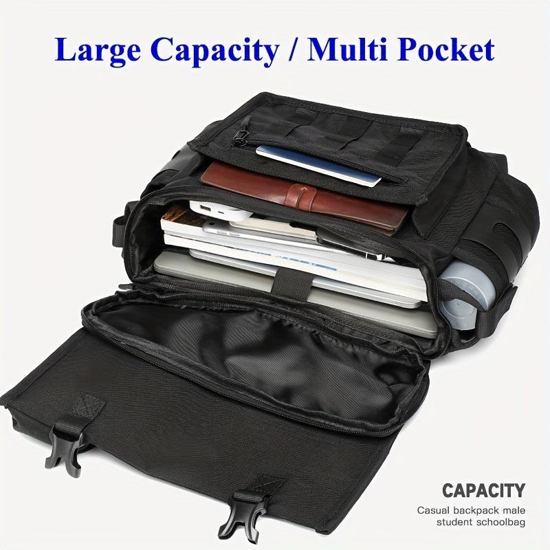 Men's Messenger Bag Large Capacity Waterproof Oxford Cloth Shoulder Bag