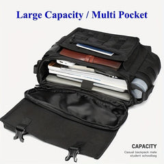 Men's Messenger Bag Large Capacity Waterproof Oxford Cloth Shoulder Bag