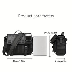 Men's Messenger Bag Large Capacity Waterproof Oxford Cloth Shoulder Bag
