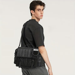 Men's Messenger Bag Large Capacity Waterproof Oxford Cloth Shoulder Bag