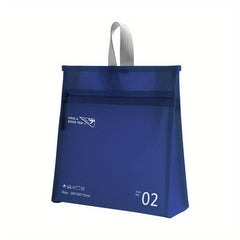 Minimalist Solid Makeup Bag Zipper Toiletry Wash Bag