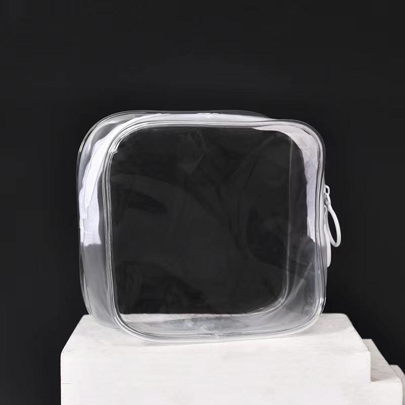 Clear Toiletry Bag Transparent Travel Wash Bag with Zippers