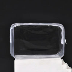 Clear Toiletry Bag Transparent Travel Wash Bag with Zippers