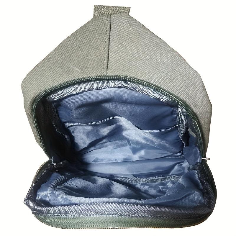 Men's Outdoor Sports Chest Bag Canvas Shoulder Messenger Bag