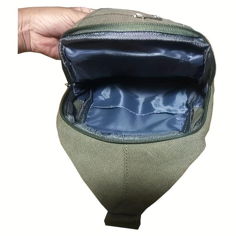 Men's Outdoor Sports Chest Bag Canvas Shoulder Messenger Bag