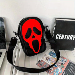 Funny Ghost Skull Crossbody Bag for Halloween