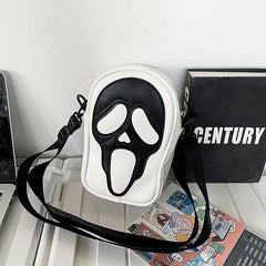 Funny Ghost Skull Crossbody Bag for Halloween