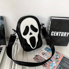 Funny Ghost Skull Crossbody Bag for Halloween