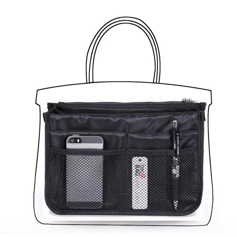 Organizer Bag Insert Purse Storage Versatile Travel Cosmetic Bag