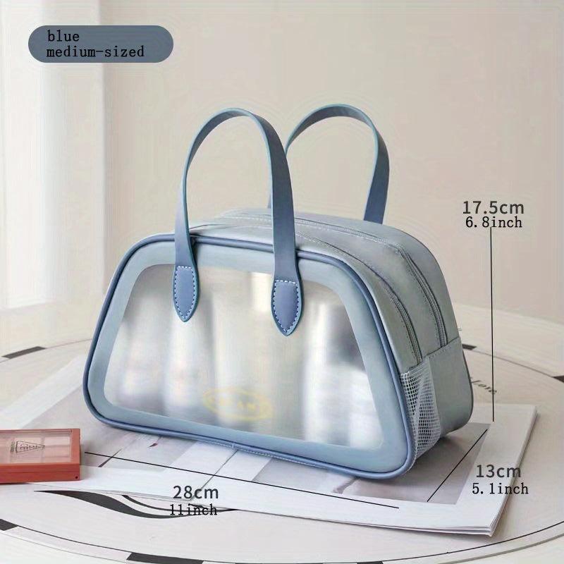 Large Capacity Transparent Makeup Bag Waterproof Toiletry Wash Hand