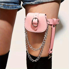 Punk Y2K Belt Waist Bag Gothic Garter For Women