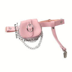 Punk Y2K Belt Waist Bag Gothic Garter For Women