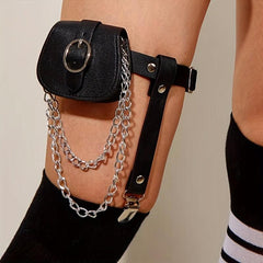 Punk Y2K Belt Waist Bag Gothic Garter For Women