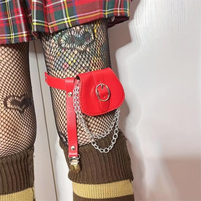 Punk Y2K Belt Waist Bag Gothic Garter For Women