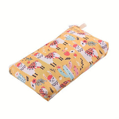 Cartoon Alpaca Pattern Makeup Zipper Bag Portable Cosmetic Bag