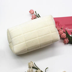 Soft Fluffy Cube Travel Cosmetics Wash Bag Portable Storage Bag