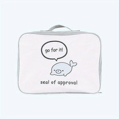 Large Capacity Cartoon Printed Carry on Tote Luggage Bag