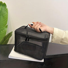 Large Capacity Mesh Storage Bag Cosmetic Organizer & Travel