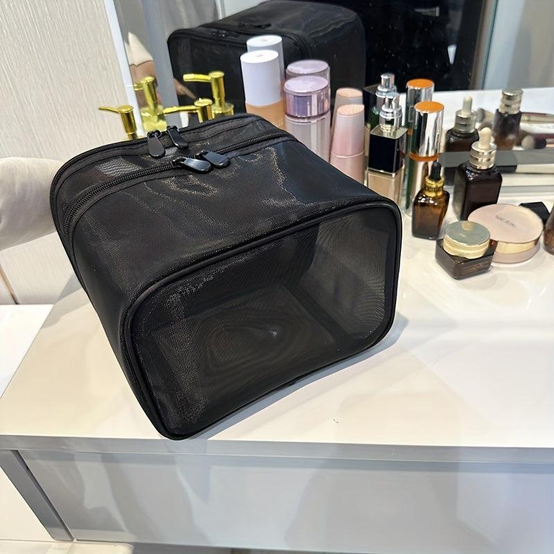 Large Capacity Mesh Storage Bag Cosmetic Organizer & Travel
