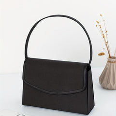 Classic Dark Underarm Purse Women's Handbag