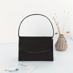 Classic Dark Underarm Purse Women's Handbag